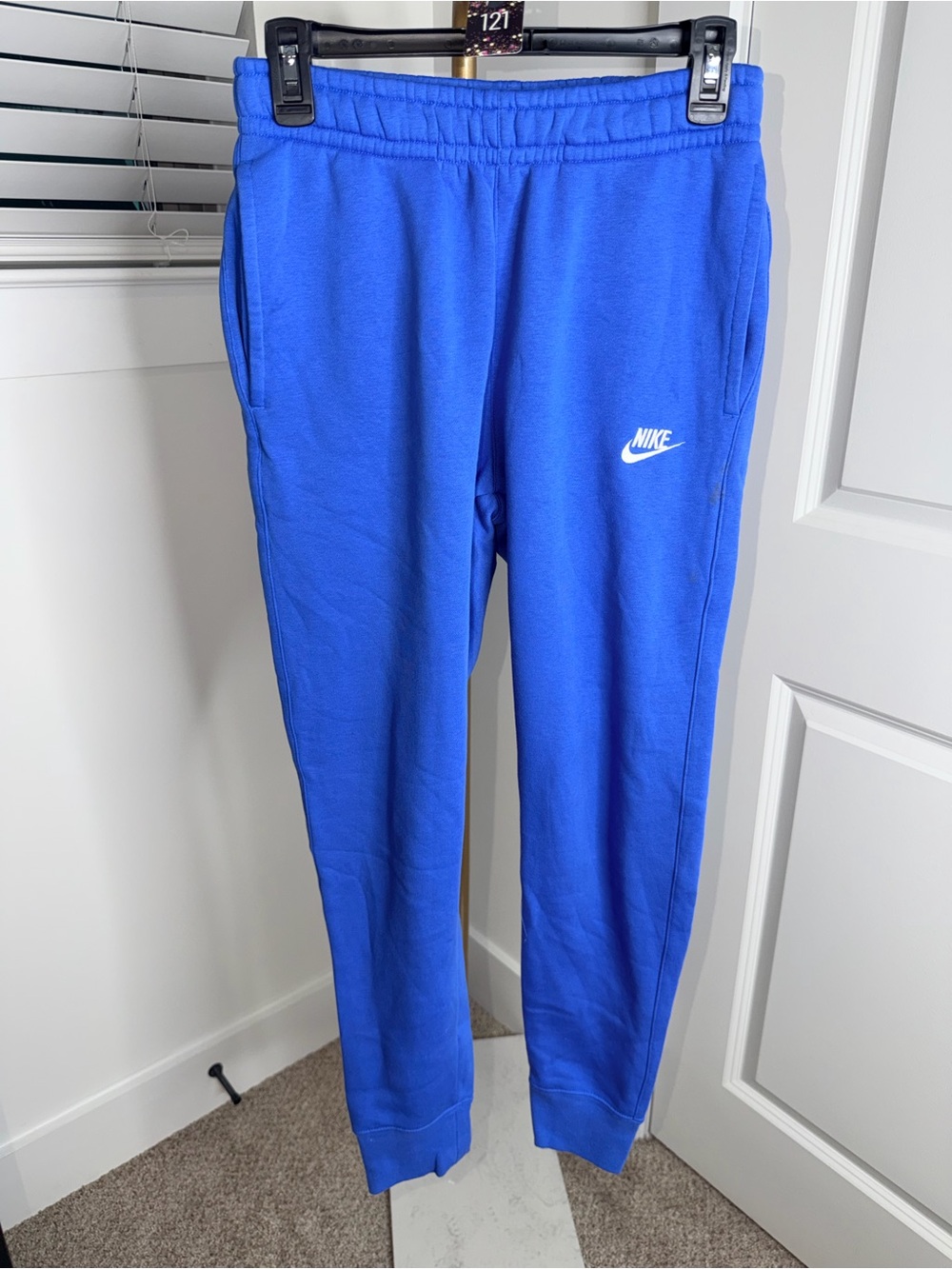 121. Nike Women's Sportswear Club Fleece Mid-Rise Joggers